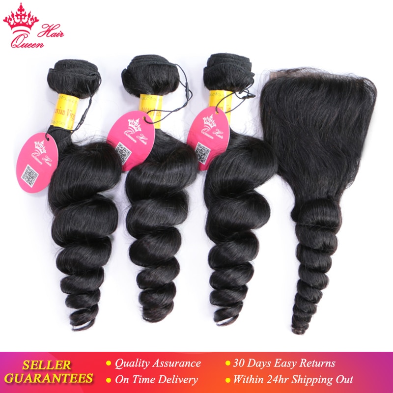 Top Quality Peruvian Loose Wave Bundles With Lace ..